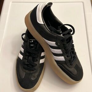 Adidas Samba black/white sneakers - women’s size 7.5.